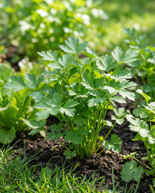Persilja Amsterdamse Snij (Petroselinum crispum) – ettåriga örtfrön från SeedsChoice