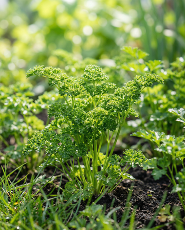 Krusbladig persilja Bravour (Petroselinum crispum) – ettåriga örtfrön från SeedsChoice