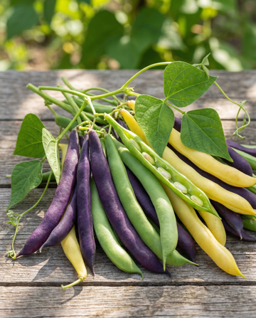 Störbönor Three Color Mix (Phaseolus vulgaris) – ettåriga grönsaksfrön från SeedsChoice