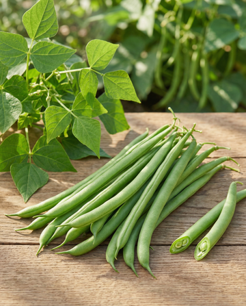 Buskböna Argus (Phaseolus vulgaris) – ettåriga grönsaksfrön från SeedsChoice