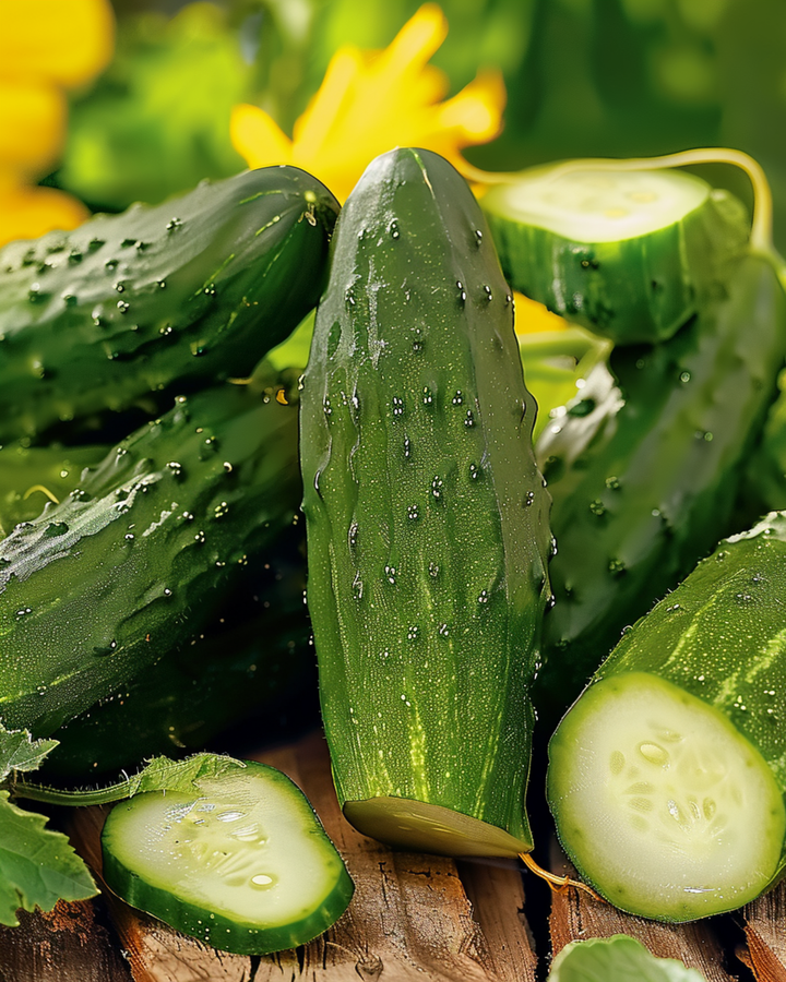 Gurka National Parisian Pickling frön (Cucumis sativus) – ettårig grönsak