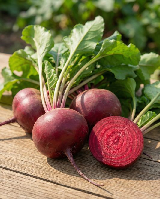 Rödbeta Egyptian Turnip Rooted (Beta vulgaris) – frön för ettårig grönsak från SeedsChoice