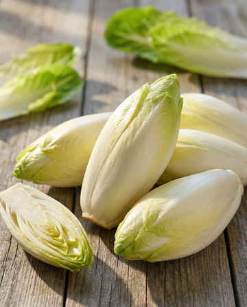 Brysselcikoria Videna (Cichorium intybus) – tvååriga grönsaksfrön från SeedsChoice