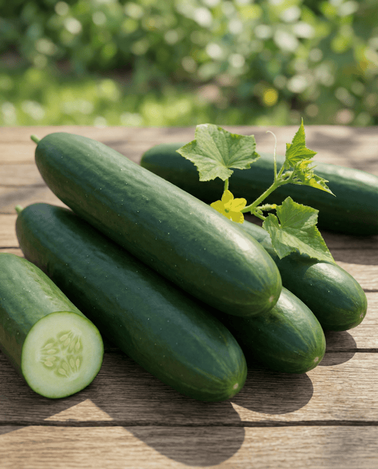 Gurka Johanna Slicing (Cucumis sativus) – frön för ettårig grönsak från SeedsChoice