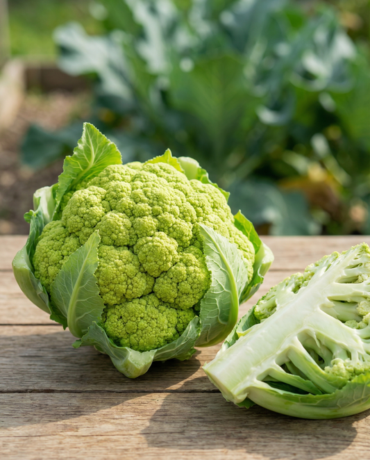 Grön blomkål White Gold F1 (Brassica oleracea) – ettåriga grönsaksfrön från SeedsChoice