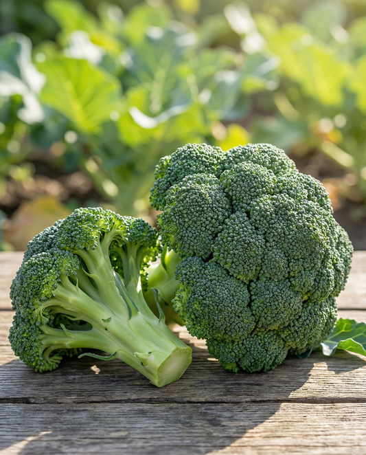 Broccoli Calabria Natalino (Brassica oleracea) – ettåriga grönsaksfrön från SeedsChoice