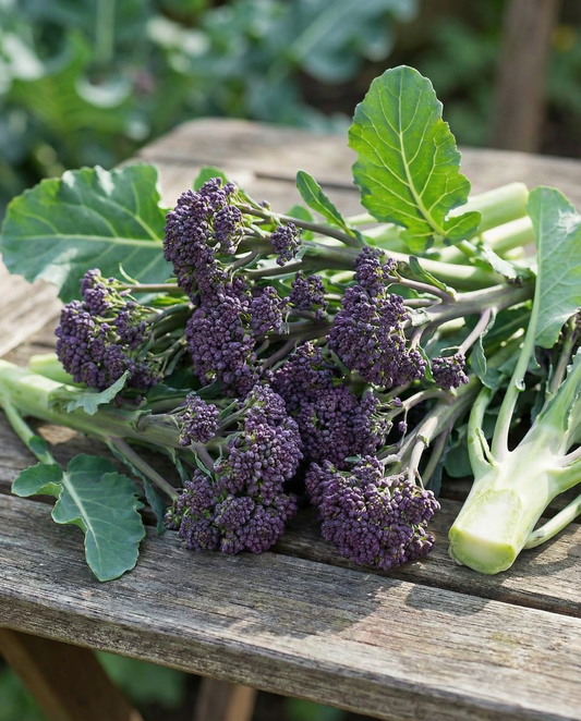 Purple Sprouting Broccoli Summer (Brassica oleracea) – ettåriga brokkolicfrön från SeedsChoice
