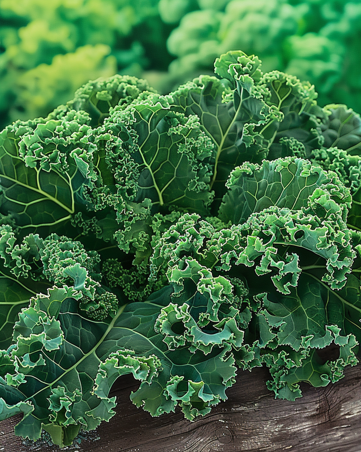Frön av kruskål Borecole (Brassica oleracea) – ettårig grönsak