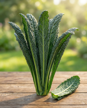 Svartbladig grönkål Nero Di Toscana (Brassica oleracea) – ettåriga grönsaksfrön från SeedsChoice