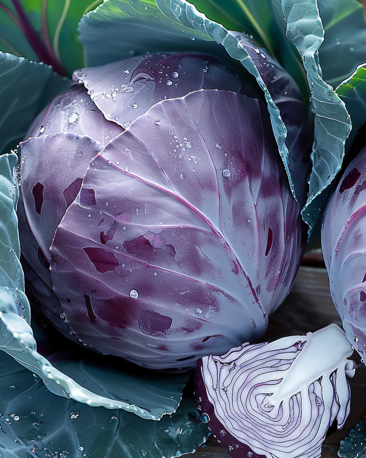 Red Cabbage Langedijker Allervroegste-frön (Brassica oleracea) – ettårig grönsak