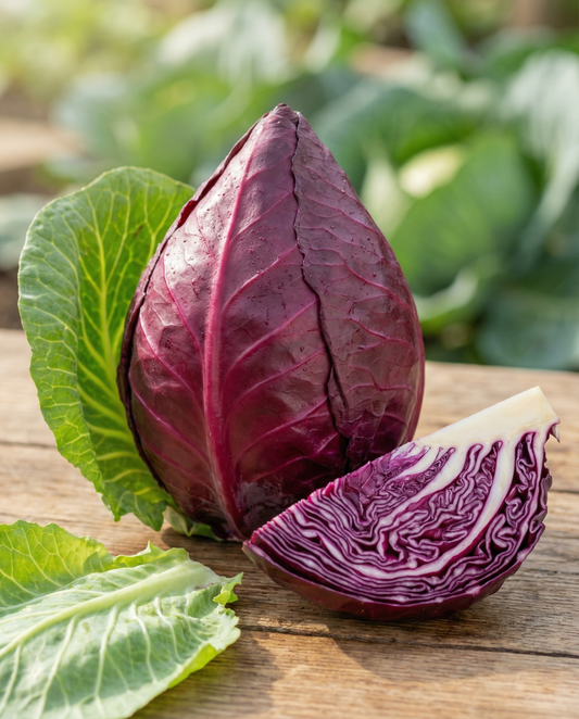 Röd spetskål Kalibos (Brassica oleracea) – ettåriga grönsaksfrön från SeedsChoice
