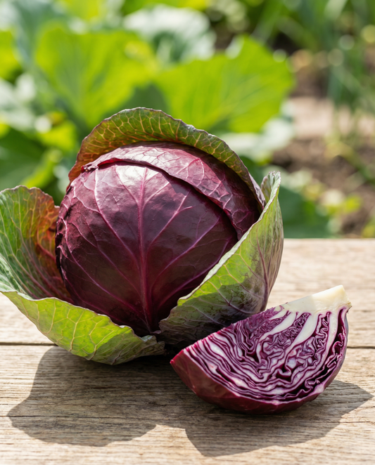 Kål Roodkop (Brassica oleracea) – ettåriga grönsaksfrön från SeedsChoice
