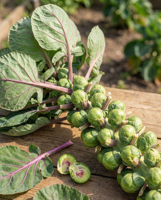 Brysselkål Roodnerf (Brassica oleracea) – ettåriga frön från SeedsChoice