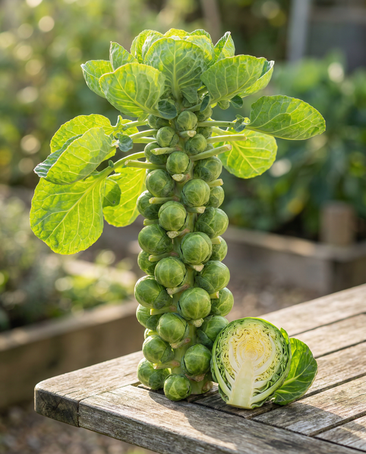 Brysselkål Igor F1 (Brassica oleracea) – ettåriga frön från SeedsChoice