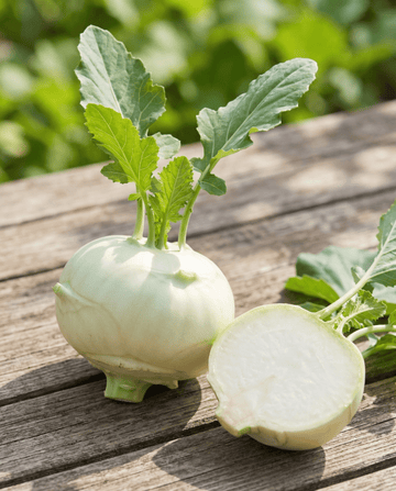 Kålrabbi Lanro (Brassica oleracea) – ettåriga grönsaksfrön från SeedsChoice
