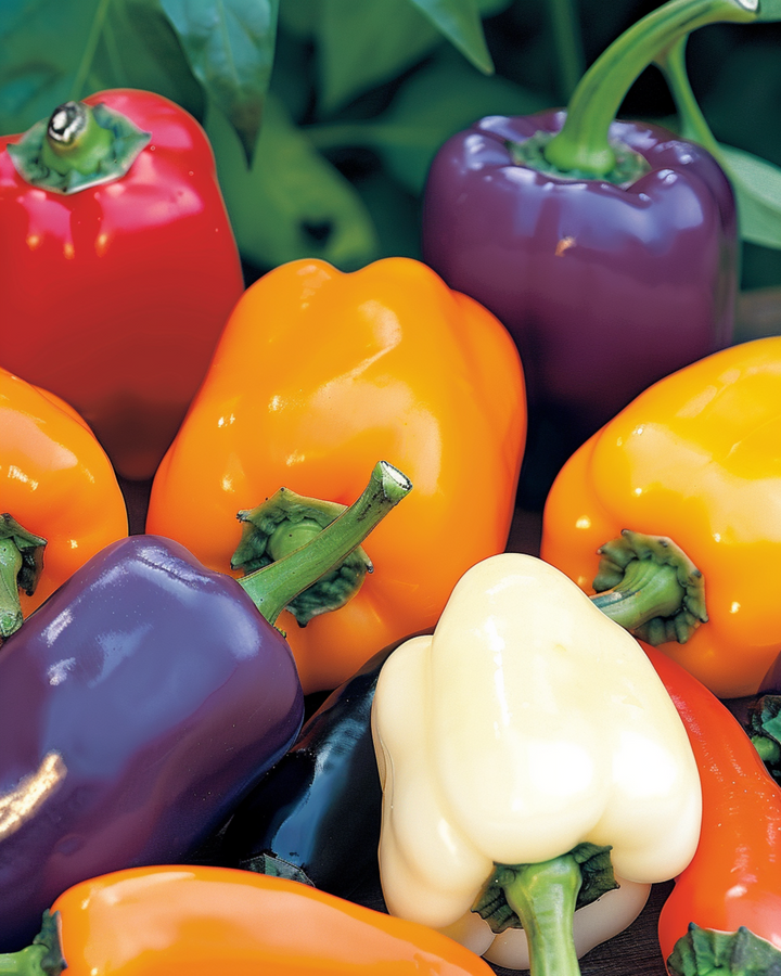 Paprika 5 Colour Mix frön (Capsicum annuum) – ettårig grönsak