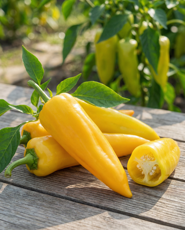 Sötpeppar Ora Long (Capsicum annuum) – frön till ettårig grönsak från SeedsChoice