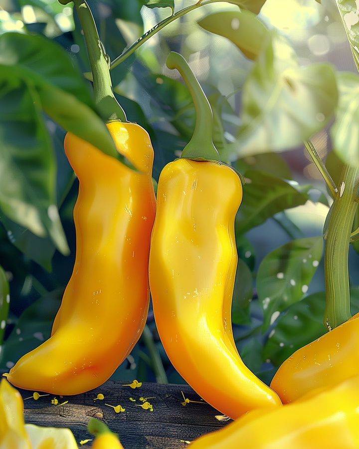 Sötpepparfrön Palladio F1 gul frukt (Capsicum annuum) – ettårig grönsak