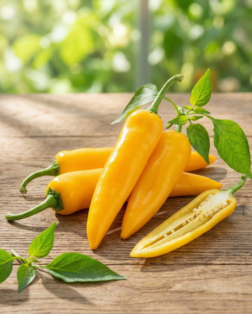 Sötpeppar Palladio F1 gul frukt (Capsicum annuum) – frön till ettårig grönsak från SeedsChoice