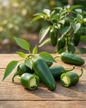 Jalapeñopeppar (Capsicum annuum) – ettåriga grönsaksfrön från SeedsChoice