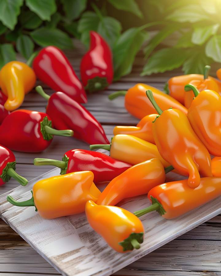 Snackpaprika Mix frön (Capsicum annuum) – ettårig grönsak