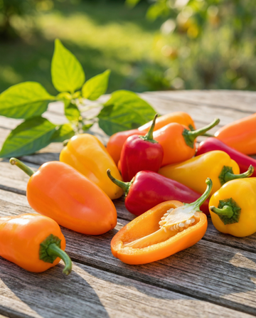 Snackpaprika Mix (Capsicum annuum) – frön av ettårig grönsak från SeedsChoice