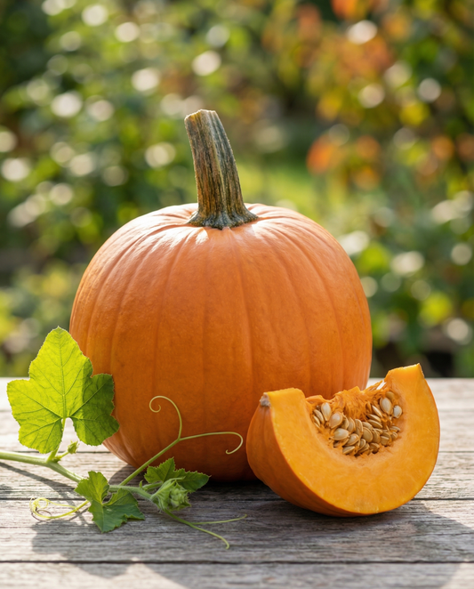 Halloween-pumpa Jack O Lantern (Cucurbita pepo) – ettåriga grönsaksfrön från SeedsChoice