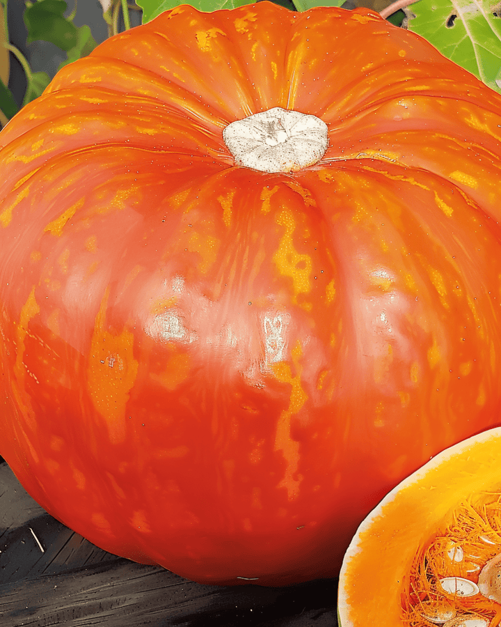 Pumpa Rouge Vif D'etampes frön (Cucurbita maxima) – ettårig grönsak