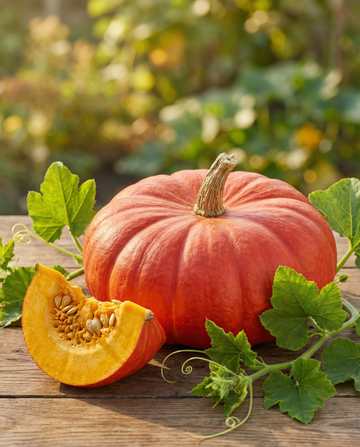 Pumpa Rouge Vif D'etampes (Cucurbita maxima) – frön för ettårig grönsak från SeedsChoice