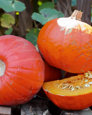 Pumpafrön Uchiki Kuri Red (Cucurbita maxima) – ettårig grönsak