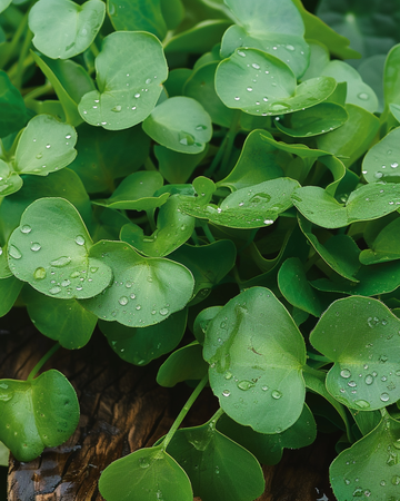 Vinterportulak bladgröda frön (Claytonia perfoliata) – ettårig grönsak