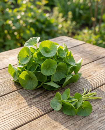 Vinterportulak bladgröda (Claytonia perfoliata) – frön för ettårig grönsak från SeedsChoice