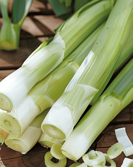 Purjolök Bulgarian Giant frön Allium Porrum ettårig sort