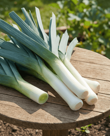 Purjolök Blue Green Autumn (Allium porrum) – ettåriga grönsaksfrön från SeedsChoice