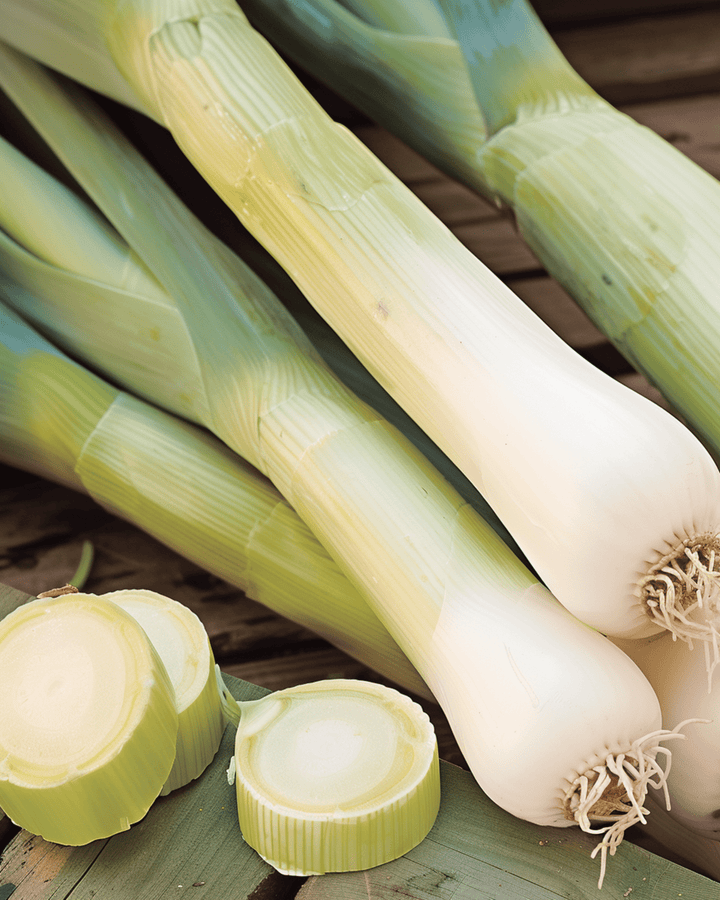 Purjolök Bluegreen Winter Hiverbleu frön (Allium porrum) – ettårig grönsak