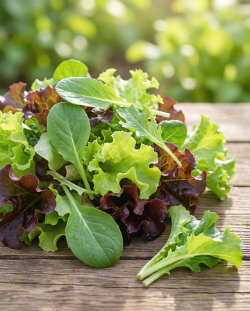 Sallads­blandning mesclun sallat (Lactuca sativa) – ettåriga grönsaksfrön från SeedsChoice