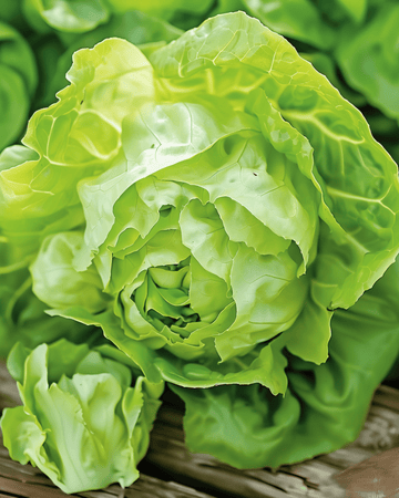 May Queen-sallatsfrön (Lactuca sativa) – ettårig grönsak