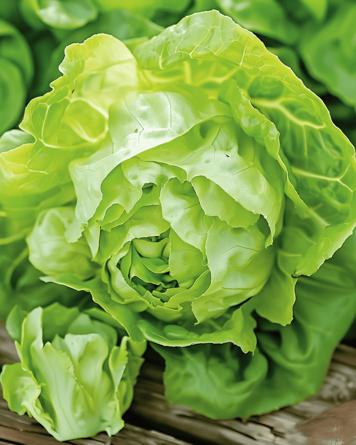 May Queen-sallatsfrön (Lactuca sativa) – ettårig grönsak