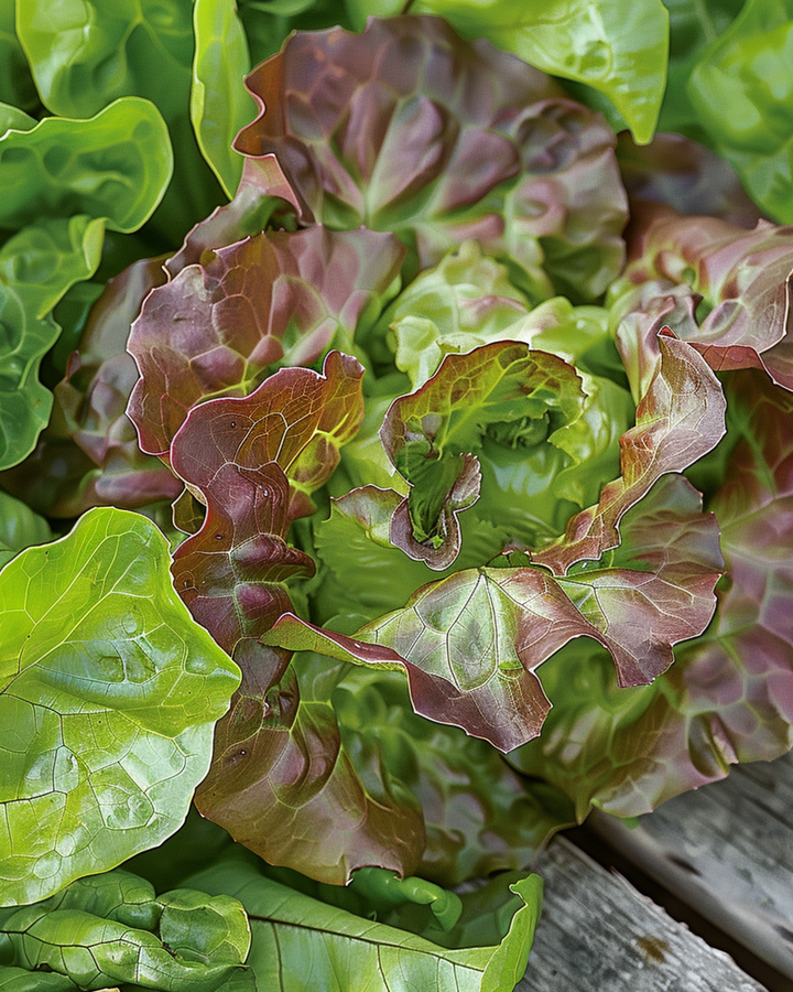 Sallat Merveille Des Quatre Saisons frön (Lactuca sativa) – ettårig grönsak