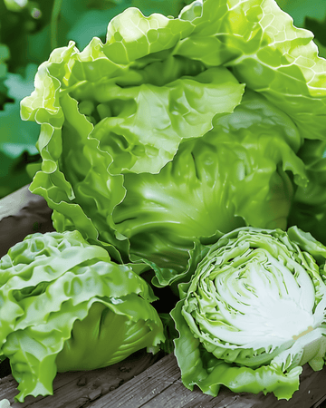 Isbergsallat Great Lakes 118 krispiga huvuden frön (Lactuca sativa) – ettårig grönsak
