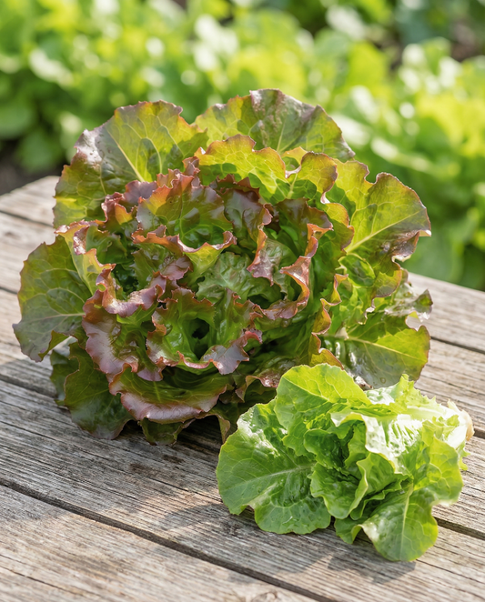 Bladlattuce Amerikaanse Roodrand (Lactuca sativa) – ettåriga grönsaksfrön från SeedsChoice