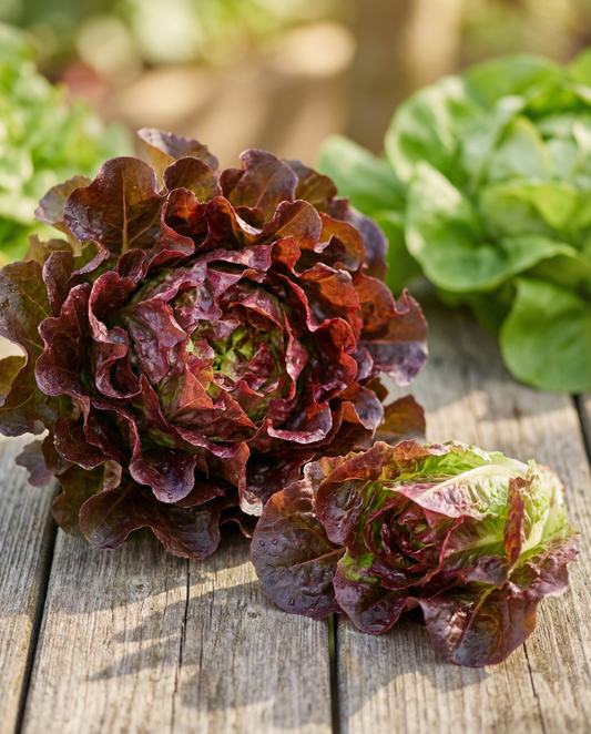 Red Salad Bowl bladlättuga (Lactuca sativa) – ettåriga grönsaksfrön från SeedsChoice