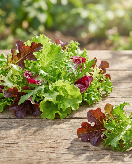 Mixed French Salad (Lactuca sativa) – ettåriga mixfrön från SeedsChoice