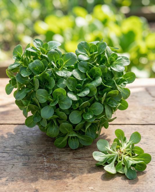Fältsallad Verte A Coeur Plein 2 (Valerianella locusta) – ettåriga grönsaksfrön från SeedsChoice