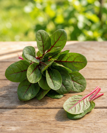 Spenat Red Kitten F1 (Spinacia oleracea) – ettårigt odlingskit med frön från SeedsChoice