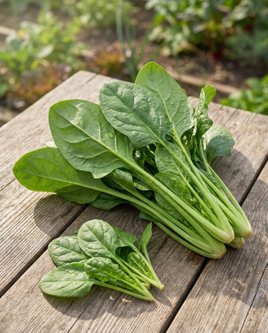 Spenat Nores Early (Spinacia oleracea) – ettåriga grönsaksfrön från SeedsChoice
