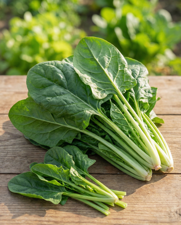 Spenat Viroflex Giant White (Spinacia oleracea) – ettåriga grönsaksfrön från SeedsChoice