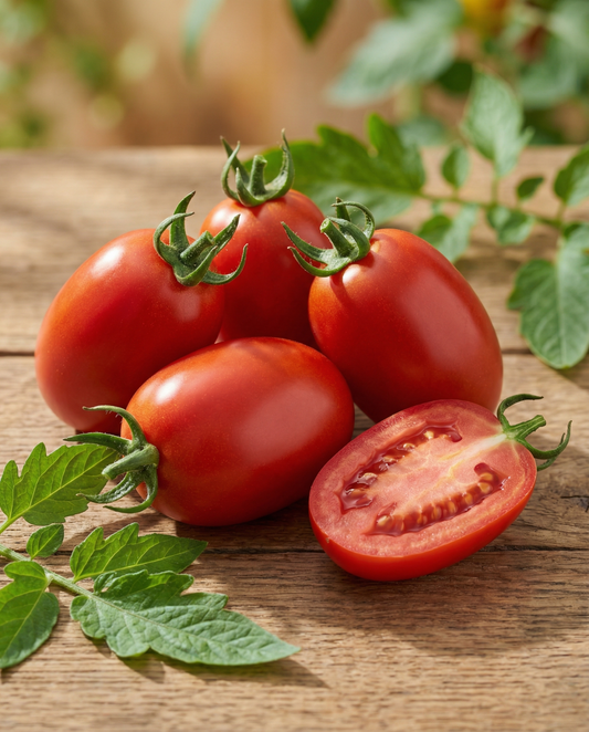 Tomat Roma VF (Solanum lycopersicum) – ettåriga grönsaksfrön från SeedsChoice