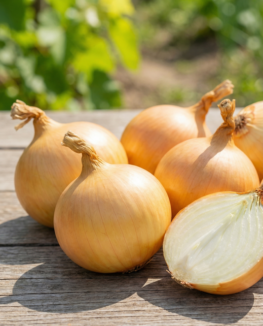 Lök Rijnsburger 5 Storage (Allium cepa) – ettåriga grönsaksfrön från SeedsChoice