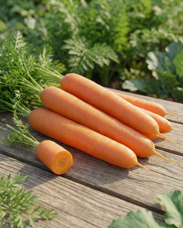 Carrots Nantes 2 (Daucus carota) – ettåriga grönsaksfrön från SeedsChoice